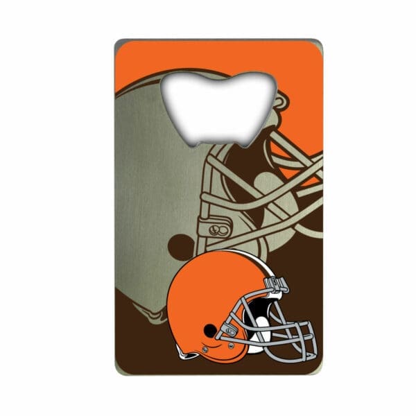 Cleveland Browns Credit Card Style Bottle Opener 2 x 3.25 1